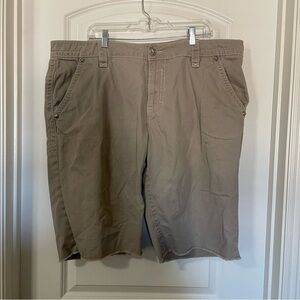 Rock Revival Khaki Cut Off Shorts